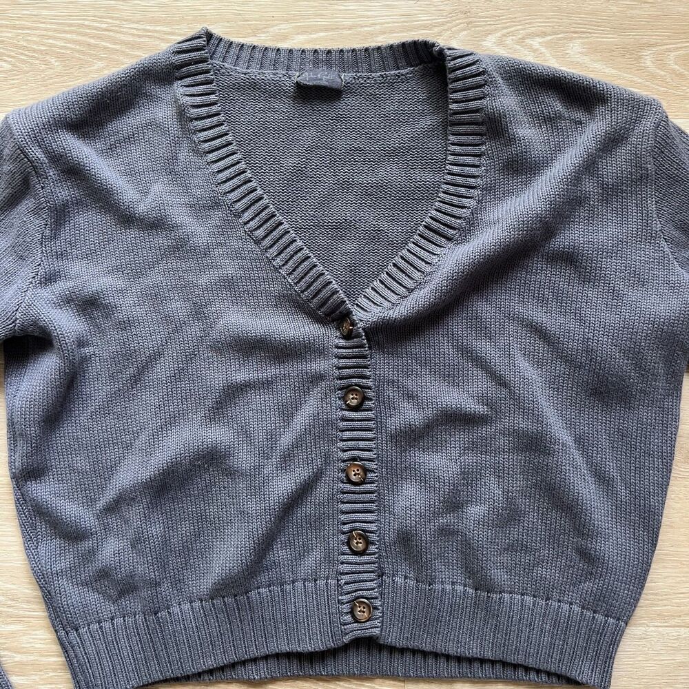 Brandy Melville John Galt Blue Billie Cardigan Women's - Picture 4 of 9